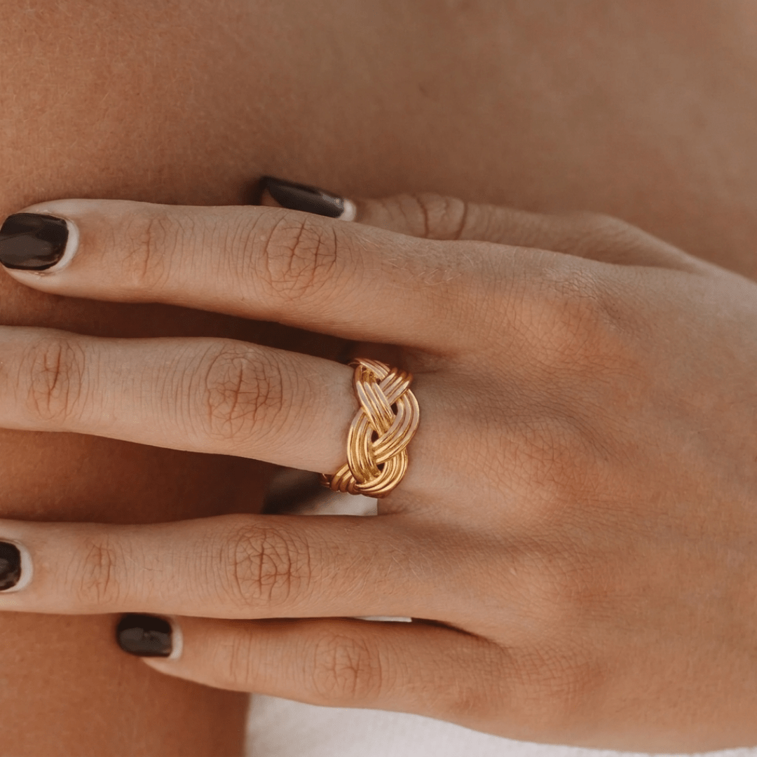 Braided Ring — worn