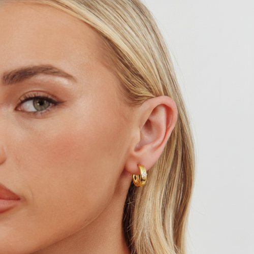 Grace Hoops — worn
