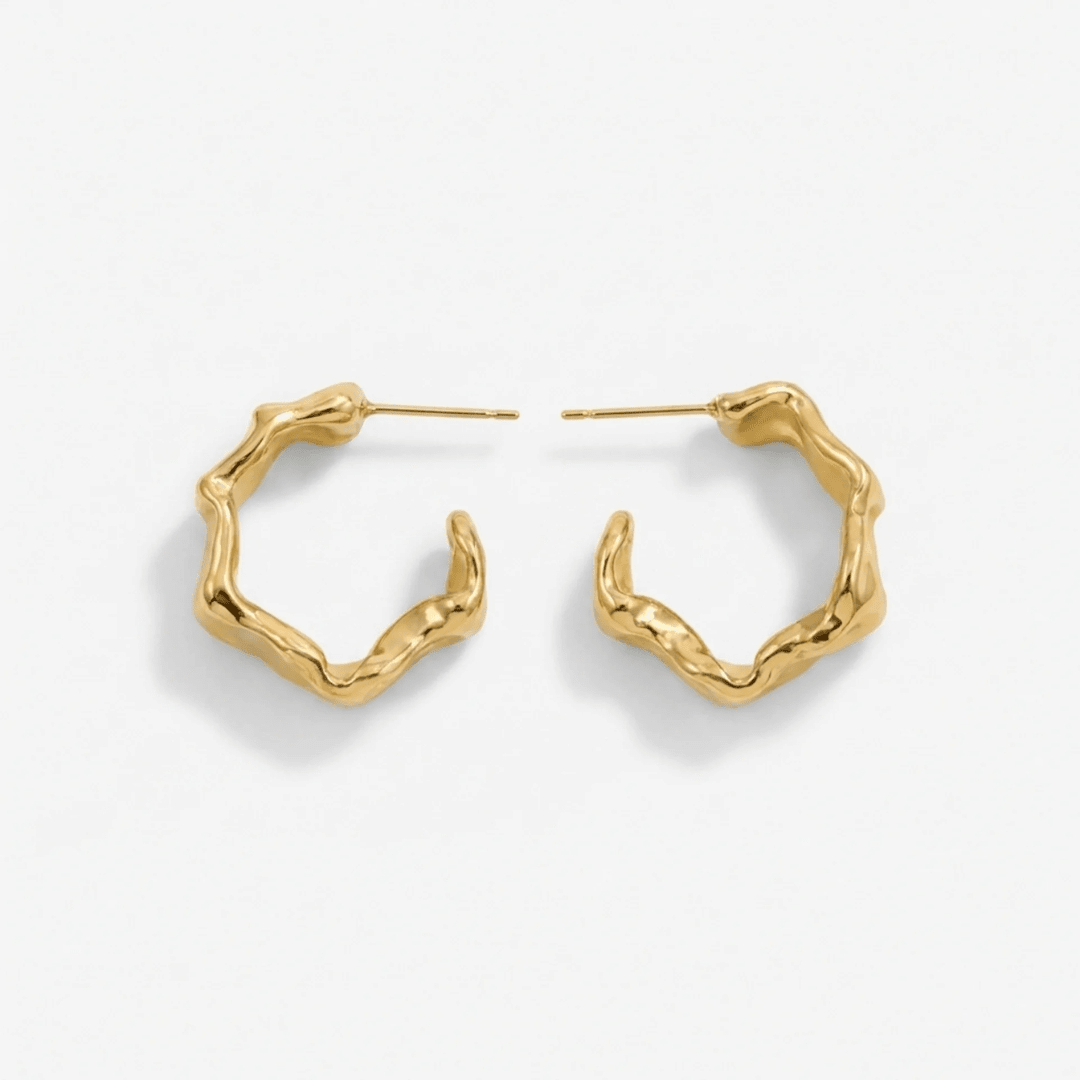 Crinkle Hoops — detail