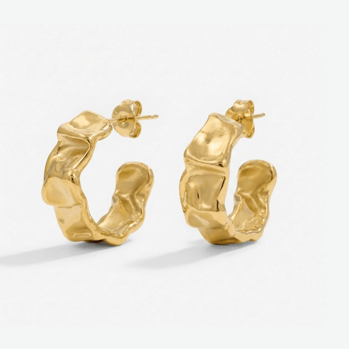 Crinkle Hoops — detail