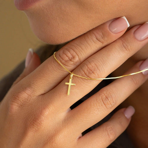 Classic Cross Necklace — worn