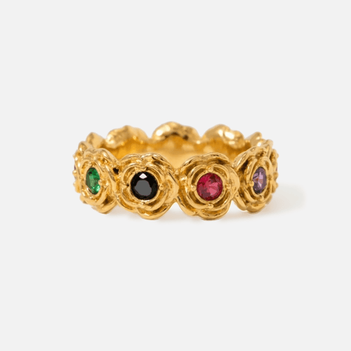 Baroque Gem Ring — detail
