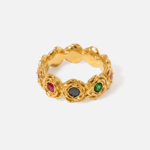 Baroque Gem Ring — detail