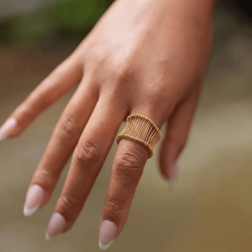 Threads Ring — worn