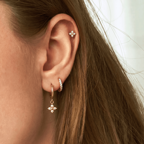 Luz Earring Set — worn