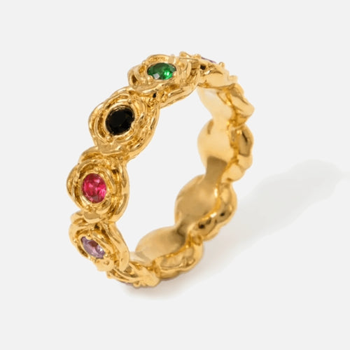 Baroque Gem Ring — studio shot