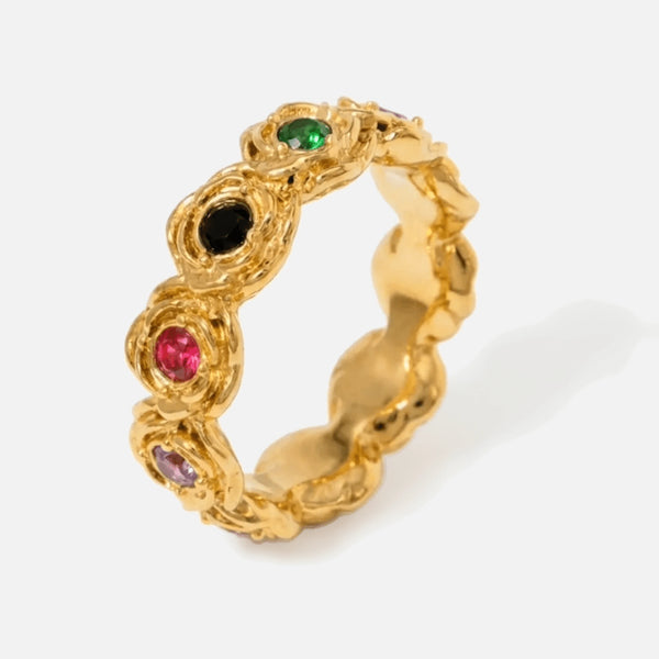Baroque Gem Ring — studio shot