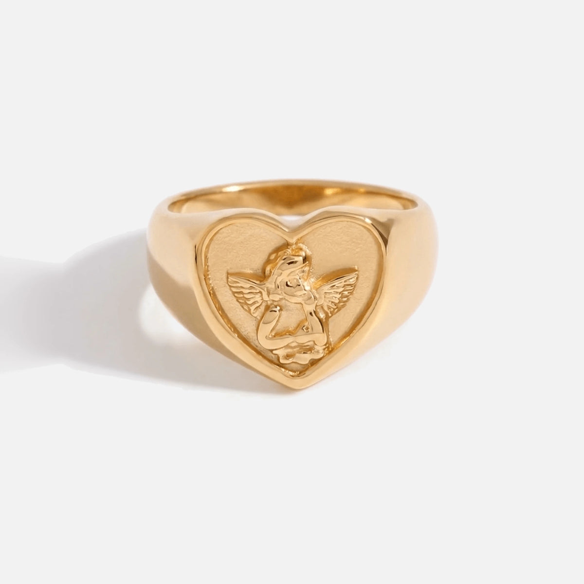 Cherub Signet Ring — studio shot