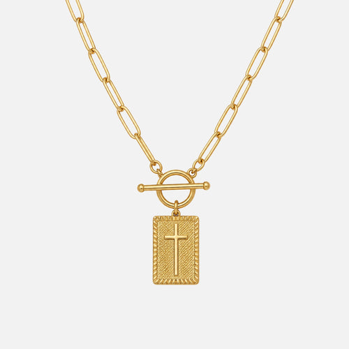 Eternal Cross Necklace — studio shot