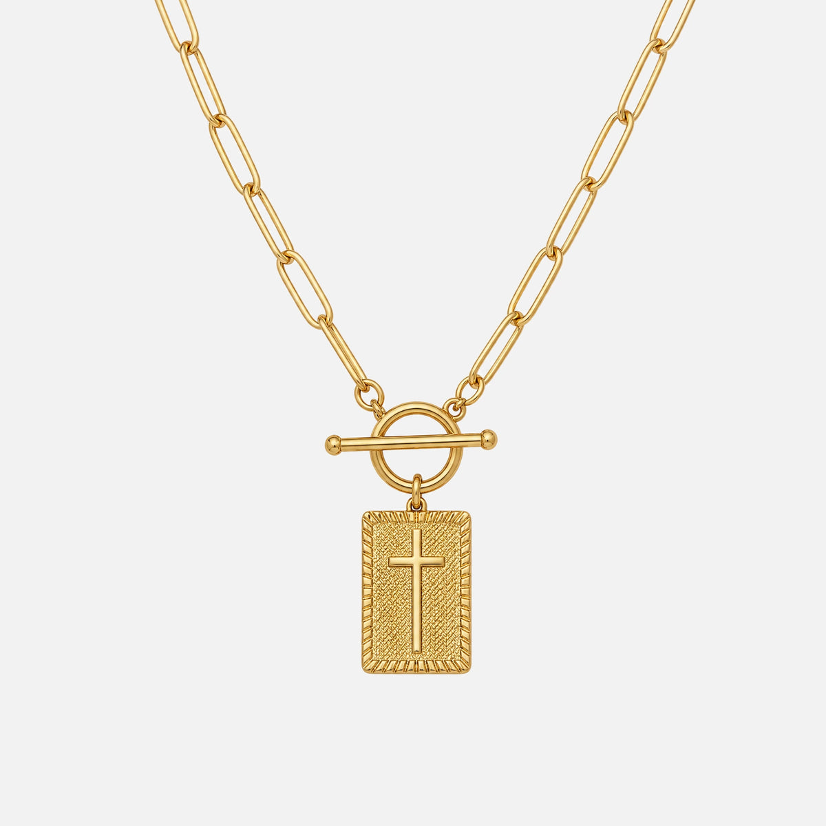 Eternal Cross Necklace — studio shot