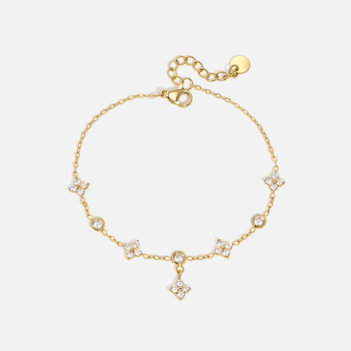 Flower Drop Bracelet — studio shot