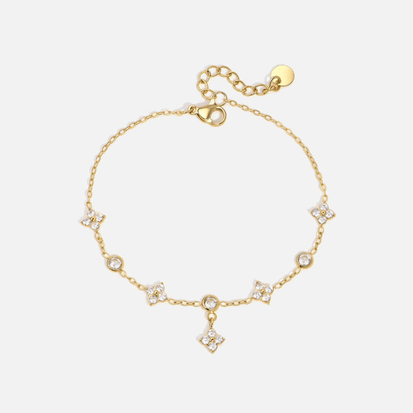 Flower Drop Bracelet — studio shot
