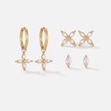 Set de Aretes Flor