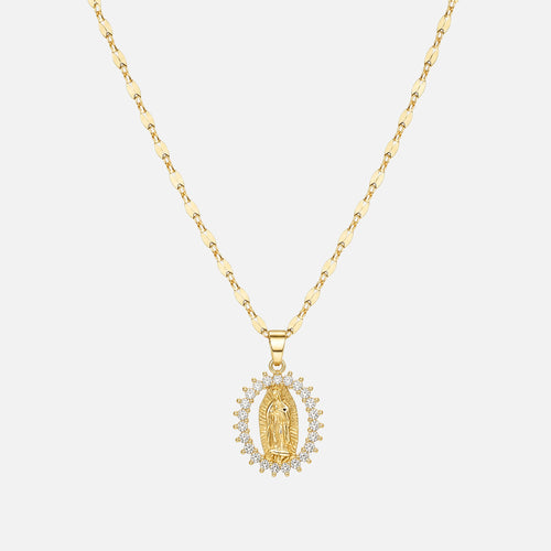 Guadalupe Halo Necklace — studio shot