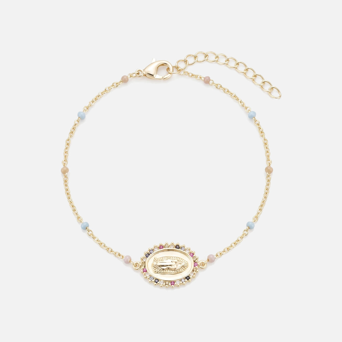 Guadalupe Medal Bracelet — studio shot