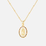 Collar Virgen de Guadalupe de Nácar