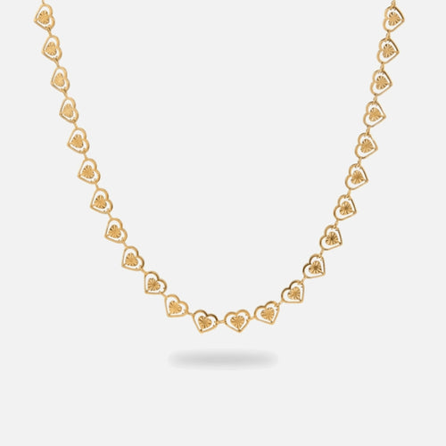 Heart Chain Choker — studio shot