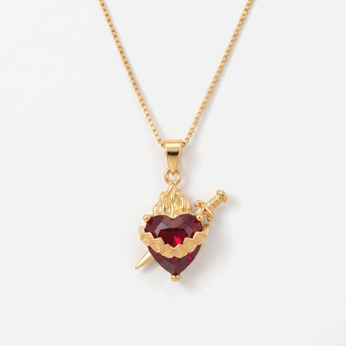 Heart of Mary Necklace — studio shot