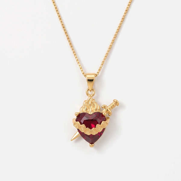 Heart of Mary Necklace — studio shot