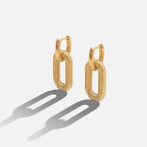 Link Drop Earrings — studio shot