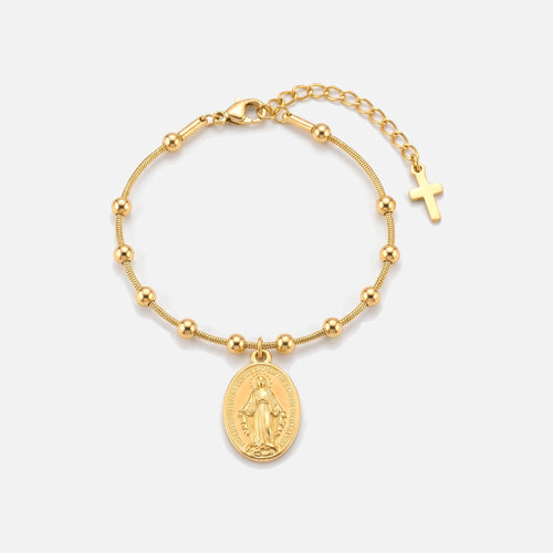 Miraculous Medal Bracelet — studio shot