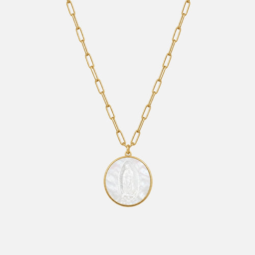 Our Lady of Guadalupe Necklace — studio shot