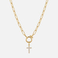 Collar Cruz Pavé