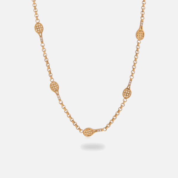 Racket Station Necklace — studio shot