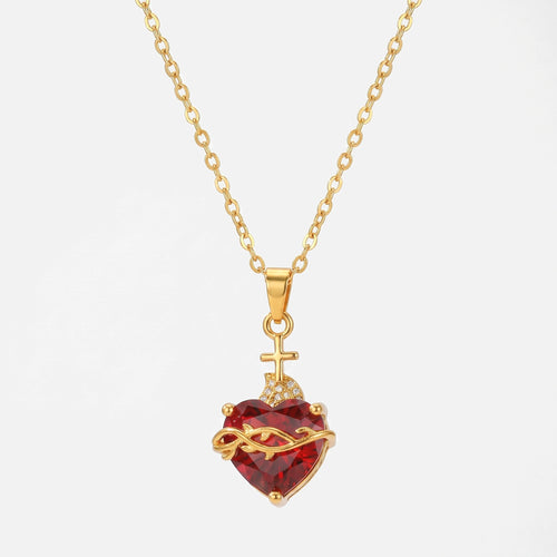 Sacred Heart Necklace — studio shot