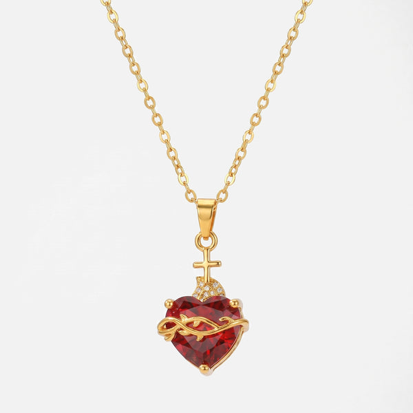 Sacred Heart Necklace — studio shot