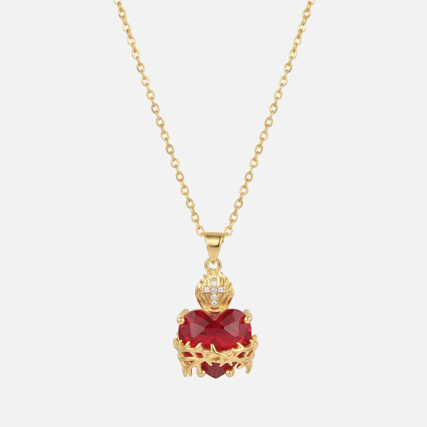 Sacred Heart of Jesus Necklace — studio shot