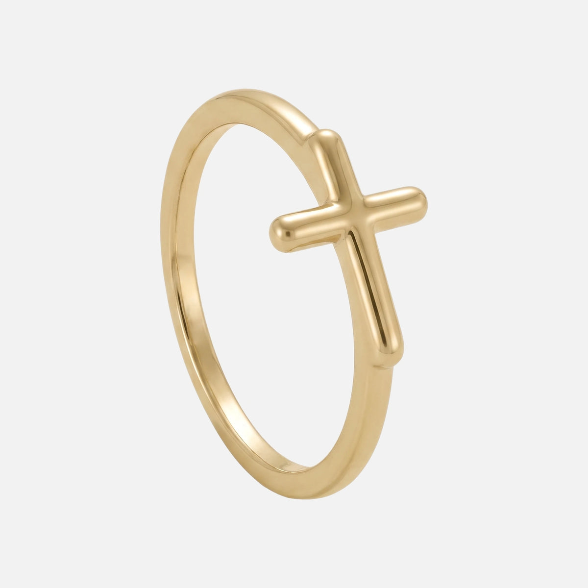 Sideways Cross Ring — studio shot