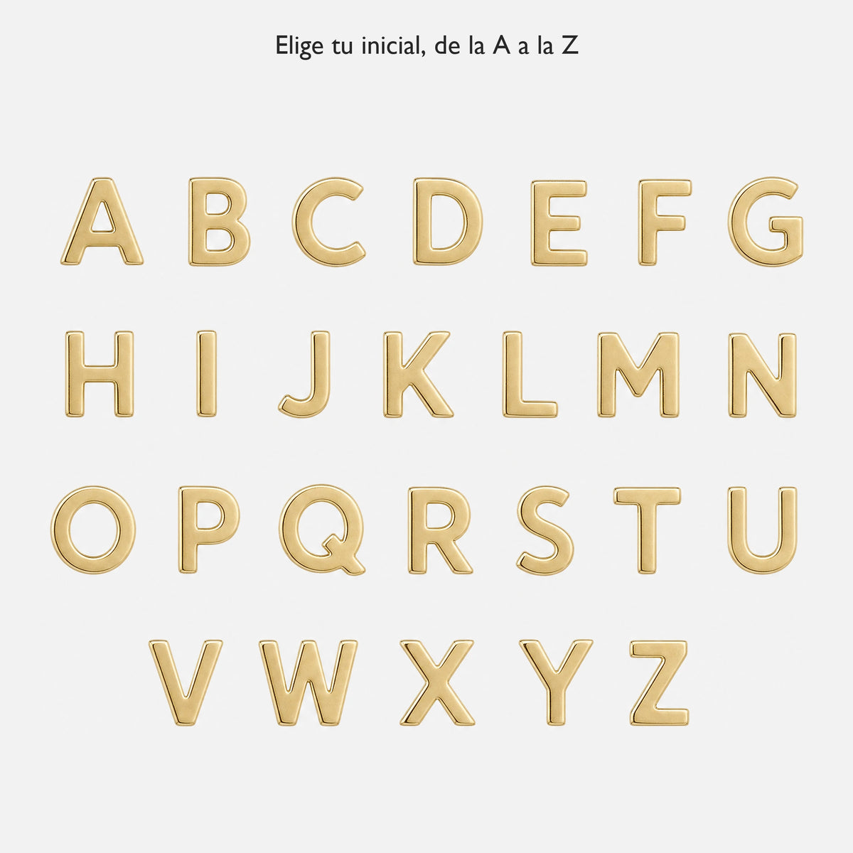 Initial Cross Necklace — all 26 initials