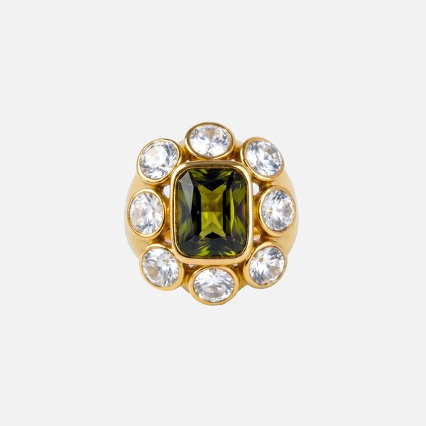 Olympia Ring — studio shot on light grey