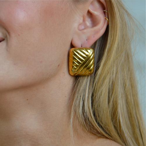 Alessandra Earrings — worn
