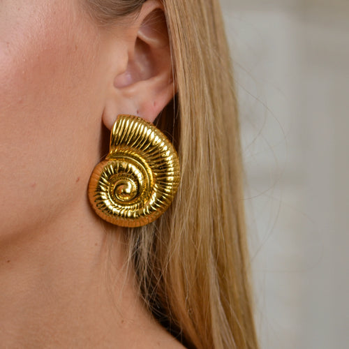 Luma Earrings — worn