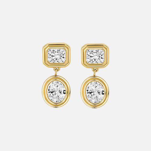 Simone Earrings — studio shot on light grey