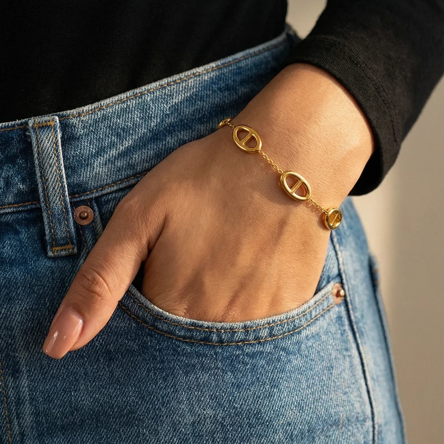 Sailor Knot Bracelet — worn