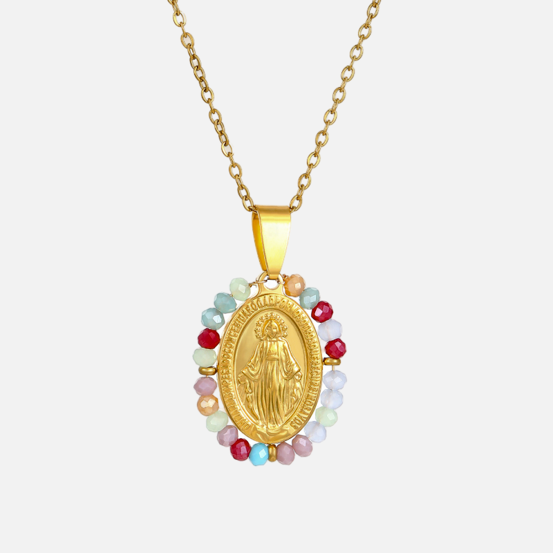 Virgo Necklace in Multicolor — studio shot