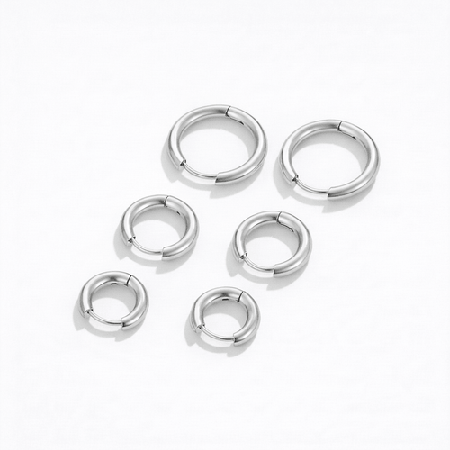 Triple Hoop Set