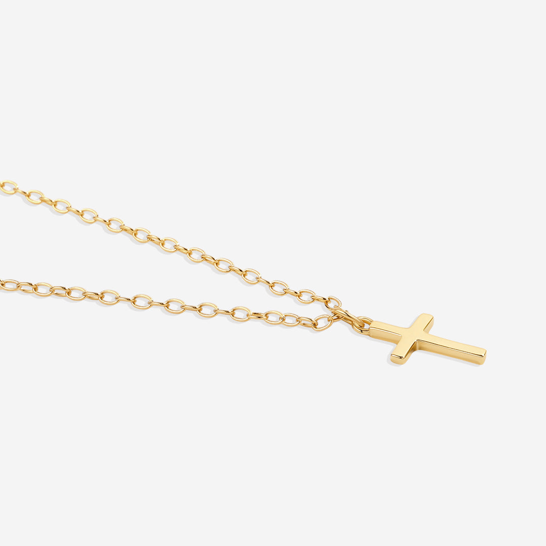 Timeless Cross Necklace — detail