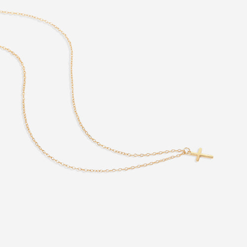 Timeless Cross Necklace — detail