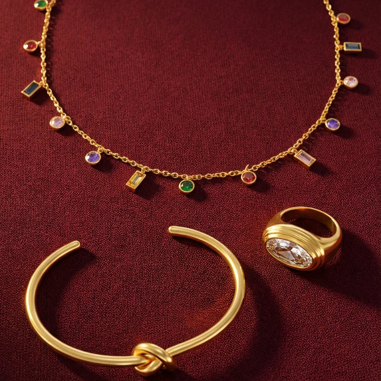 Knot Bangle — worn