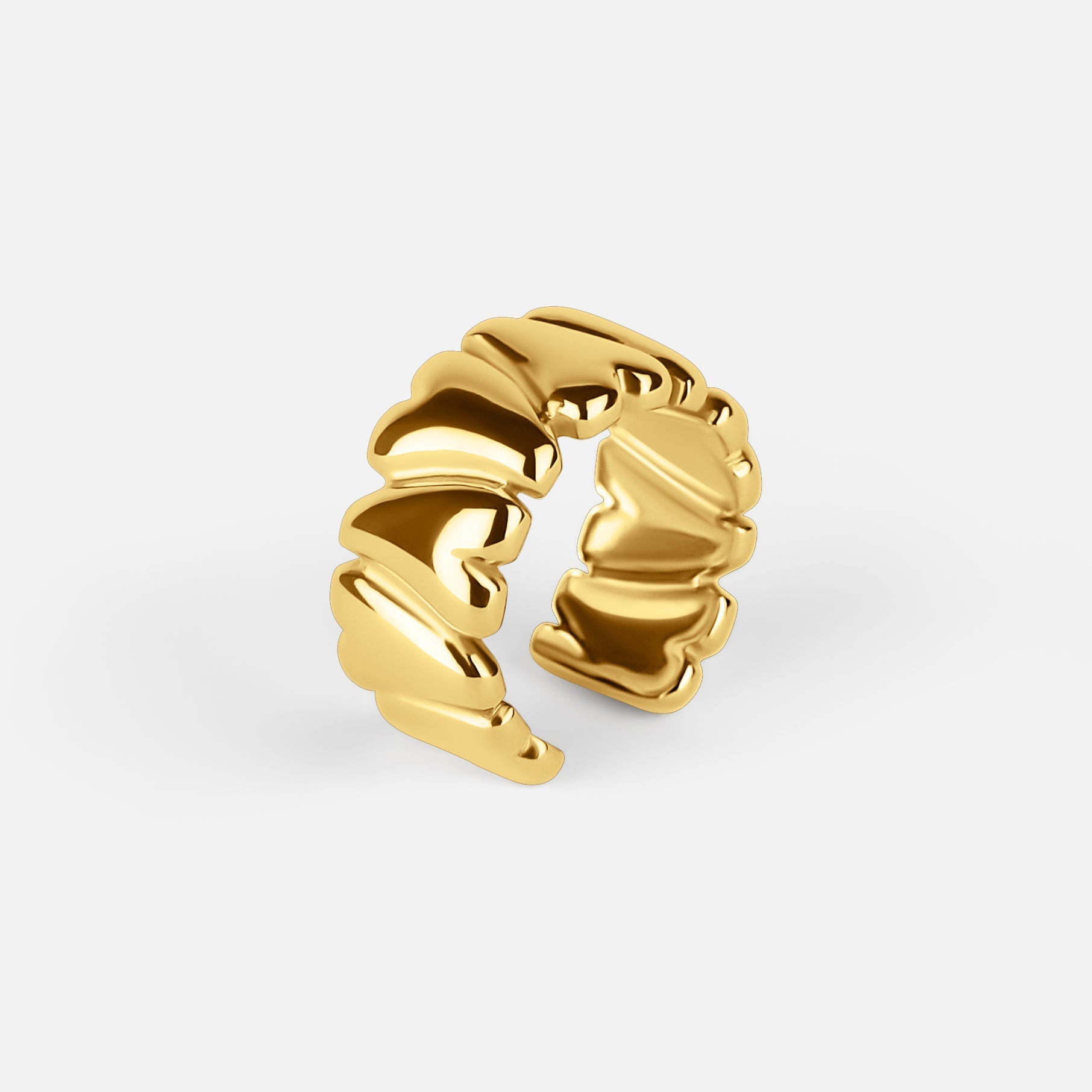 Heart Ring — studio shot on light grey