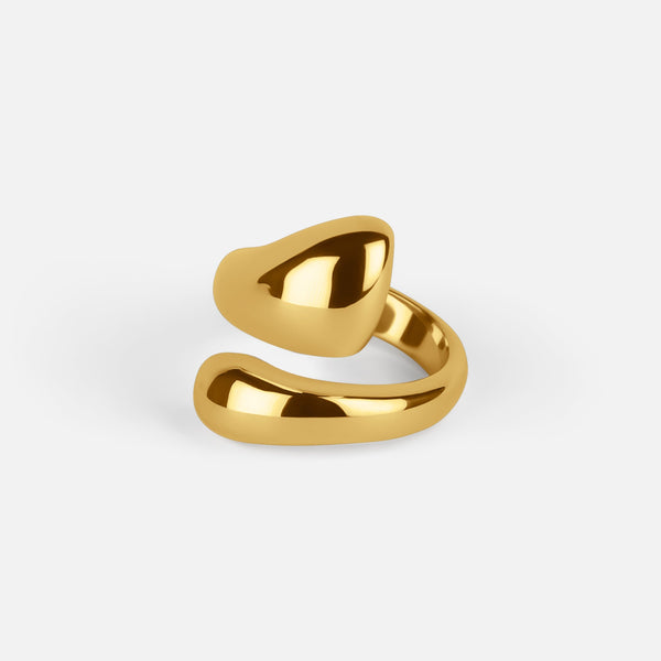 Spiral Ring — studio shot on light grey