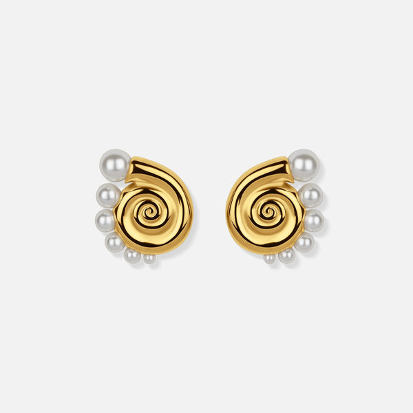 Venus Earrings — studio shot on light grey