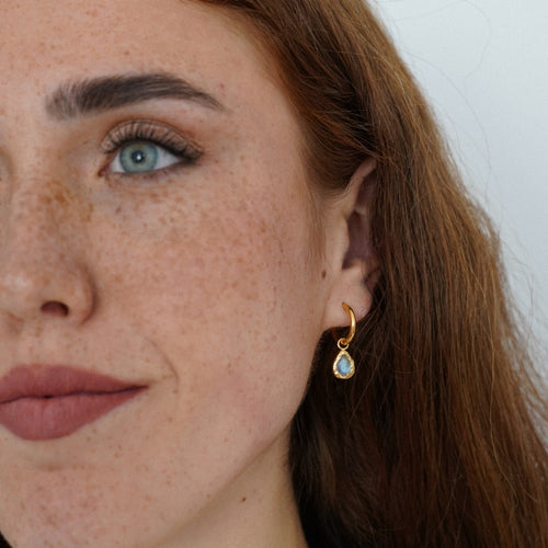 Selene Drop Earrings — worn