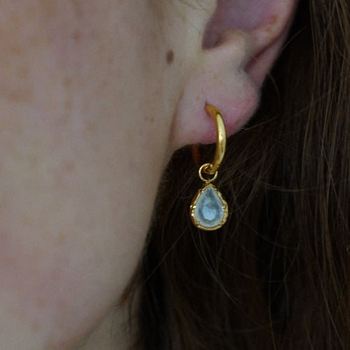 Selene Drop Earrings — worn