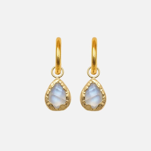 Selene Drop Earrings — studio shot on light grey