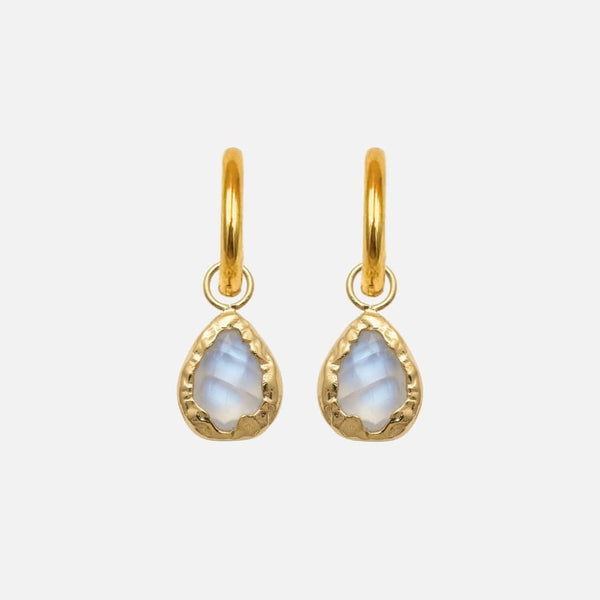 Selene Drop Earrings — studio shot on light grey